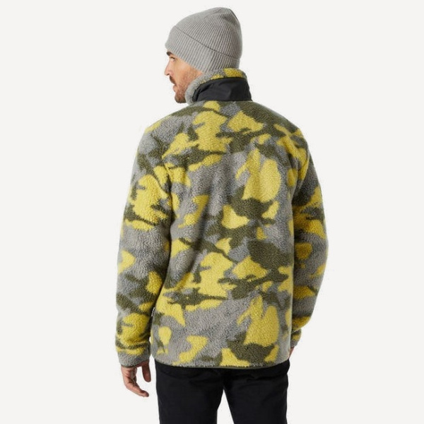 Куртка флис HH Man Panorama Printed Pile (Мужской; M; Bright Moss Woodland Camo)